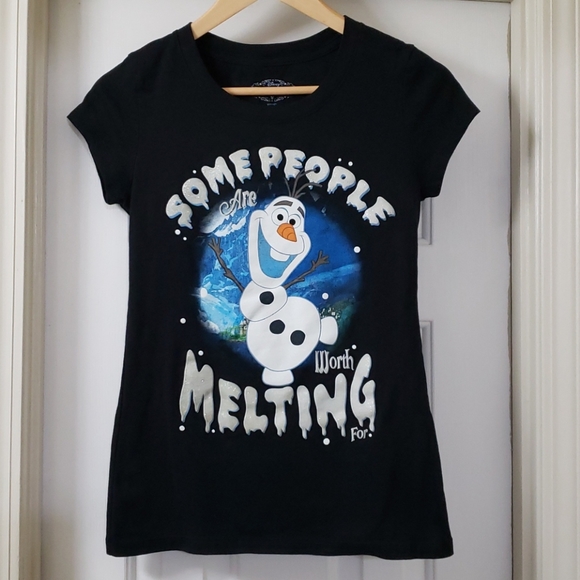 Disney Frozen Girl Short Sleeve T-Shirt - Picture 1 of 5